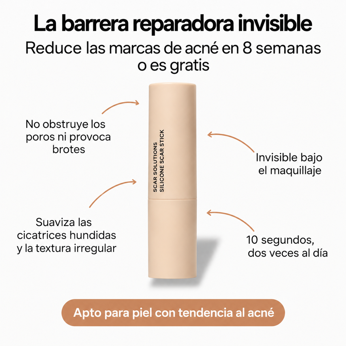 Stick Reparador de cicatrices.
